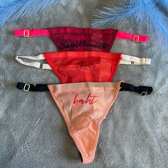 Sagittarius Zodiac Thongs - 4 pc gift set - one size - NWT - Picture 3 of 8